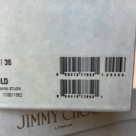 Jimmy Choo Size 8 Black & Gold heels - Picture 16 of 16